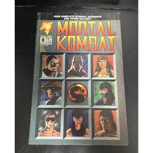 Mortal Kombat #0 1994 Malibu Comics Rayden Scorpion Sonya Sub-Zero Kano Johnny
